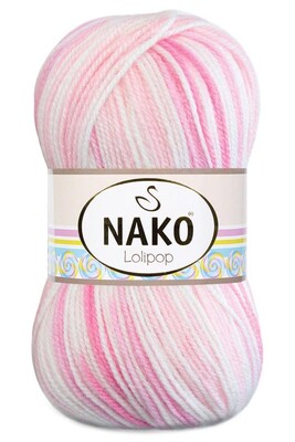 Nako Yarn - NAKO LOLİPOP KNİTTİNG YARN 80430 Snow White