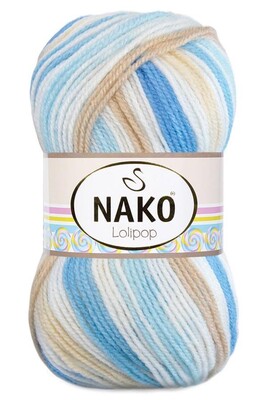 Nako Yarn - NAKO LOLİPOP KNİTTİNG YARN 80435 Sinbad