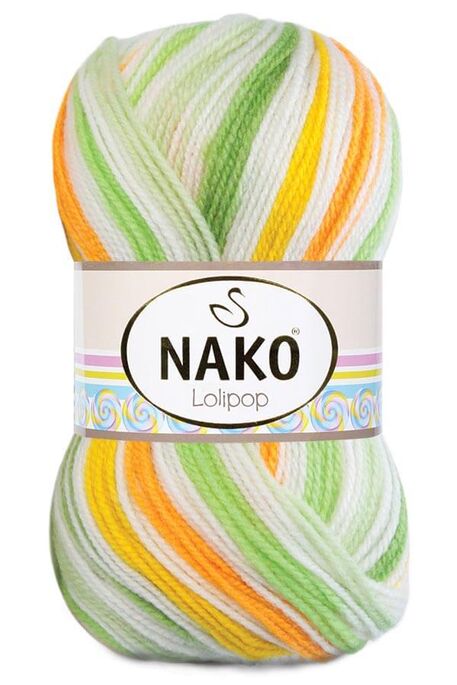 Nako Yarn - NAKO LOLİPOP KNİTTİNG YARN 80437 Peter Pan