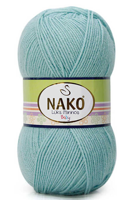 Nako Yarn - NAKO LÜKS MİNNOŞ KNİTTİNG YARN 10482 Azur