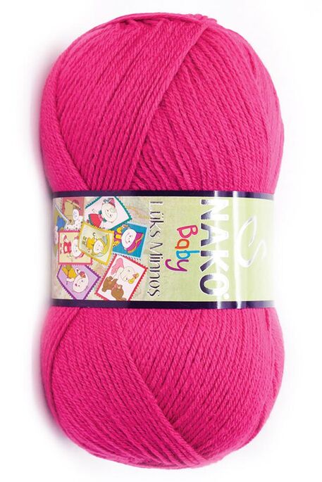 Nako Yarn - NAKO LÜKS MİNNOŞ KNİTTİNG YARN 10676 Red Apple