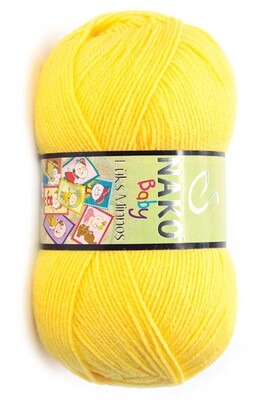 Nako Yarn - NAKO LÜKS MİNNOŞ KNİTTİNG YARN 145 Citron