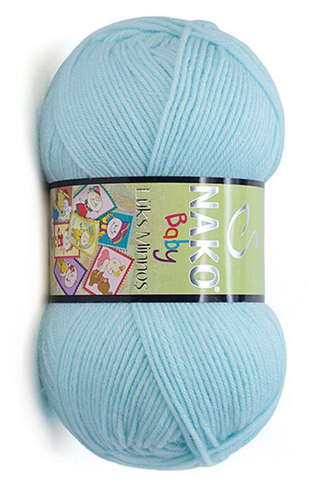 Nako Yarn - NAKO LÜKS MİNNOŞ KNİTTİNG YARN 23072 Cyan