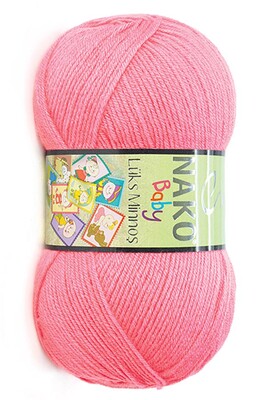 Nako Yarn - NAKO LÜKS MİNNOŞ KNİTTİNG YARN 236 Rose Pink