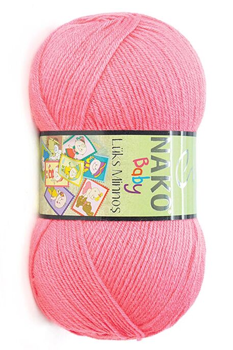 Nako Yarn - NAKO LÜKS MİNNOŞ KNİTTİNG YARN 236 Rose Pink