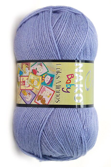 Nako Yarn - NAKO LÜKS MİNNOŞ KNİTTİNG YARN 237 Light Lilac