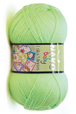 Nako Yarn - NAKO LÜKS MİNNOŞ KNİTTİNG YARN 3335 Green Apple