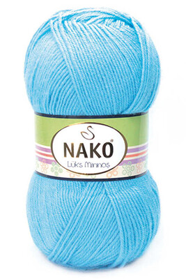 Nako Yarn - NAKO LÜKS MİNNOŞ KNİTTİNG YARN 4041 Baby Blue