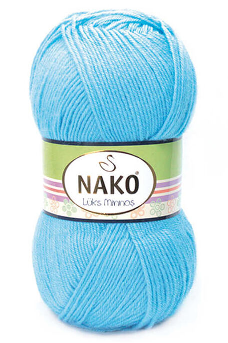 Nako Yarn - NAKO LÜKS MİNNOŞ KNİTTİNG YARN 4041 Baby Blue