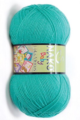 Nako Yarn - NAKO LÜKS MİNNOŞ KNİTTİNG YARN 4240 Cyan Blue