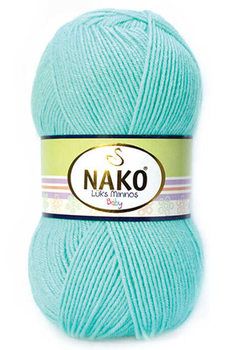 Nako Yarn - NAKO LÜKS MİNNOŞ KNİTTİNG YARN 4710 mint