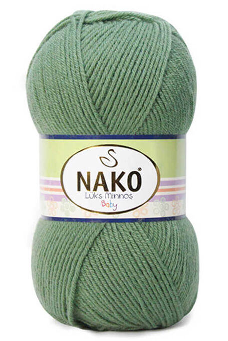 Nako Yarn - NAKO LÜKS MİNNOŞ KNİTTİNG YARN 6817 Khaki