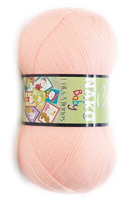 Nako Yarn - NAKO LÜKS MİNNOŞ KNİTTİNG YARN 99054 Light Pinkish Orange