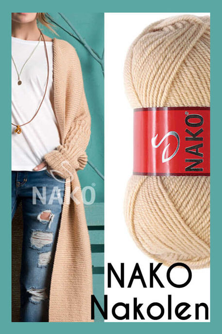 Nako Yarn - NAKO NAKOLEN 219 Camel Hair