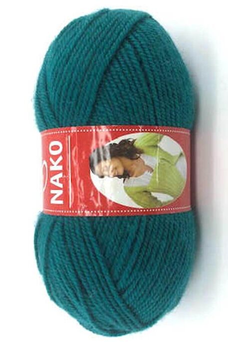 Nako Yarn - NAKO NAKOLEN KNİTTİNG YARN 10327 Greenish Blue