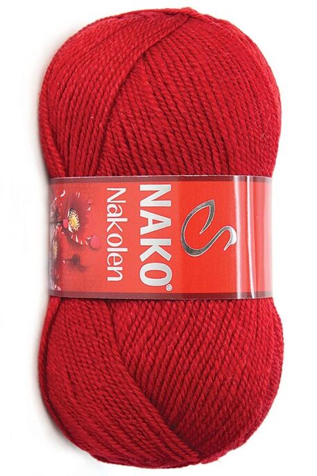 Nako Yarn - NAKO NAKOLEN KNİTTİNG YARN 1175 Dark Red