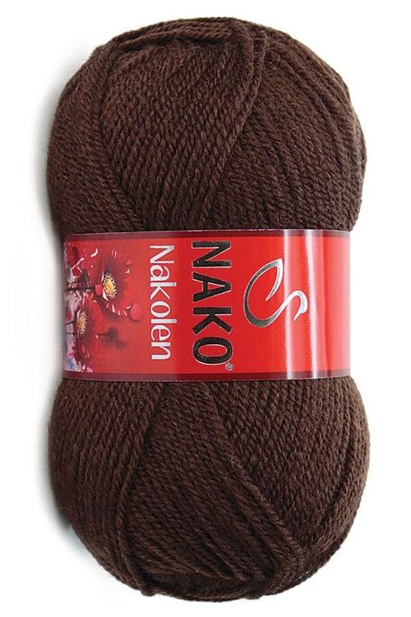 Nako Yarn - NAKO NAKOLEN KNİTTİNG YARN 1182 Brown