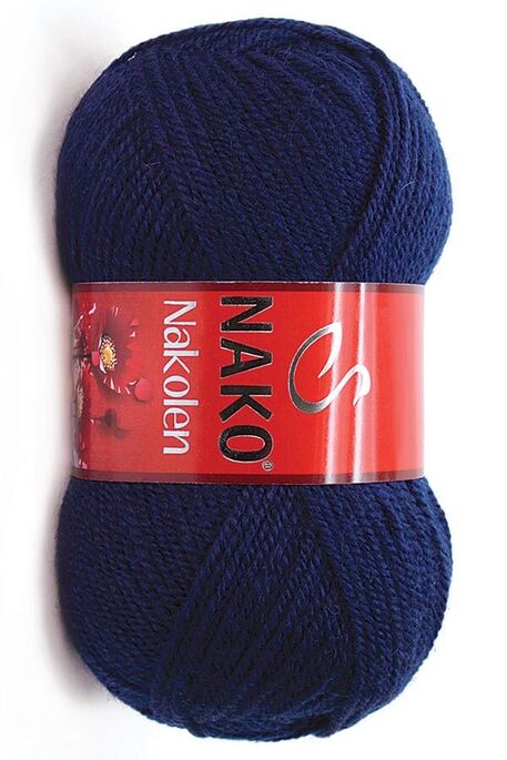 Nako Yarn - NAKO NAKOLEN KNİTTİNG YARN 148 Navy Blue