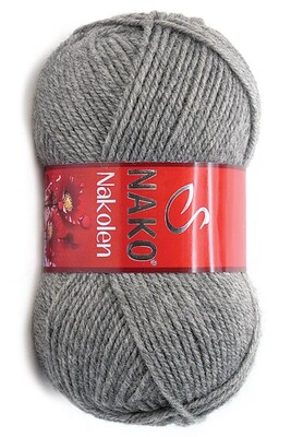 Nako Yarn - NAKO NAKOLEN KNİTTİNG YARN 194 Grey Melange