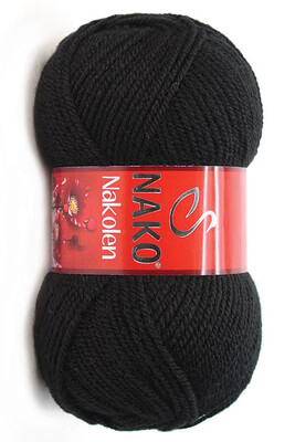 Nako Yarn - NAKO NAKOLEN KNİTTİNG YARN 217 Black