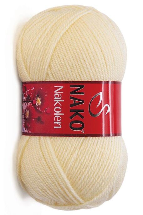 Nako Yarn - NAKO NAKOLEN KNİTTİNG YARN 256 Cream