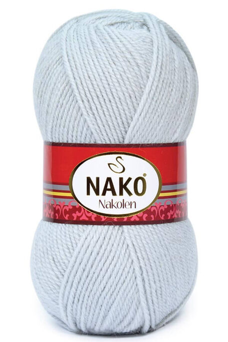 Nako Yarn - NAKO NAKOLEN KNİTTİNG YARN 6671 Light Gray