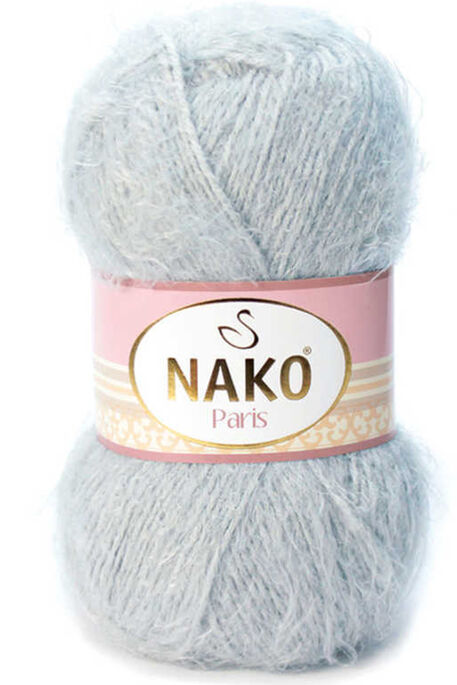 Nako Yarn - NAKO PARİS YARN 10914 Metallic Gray