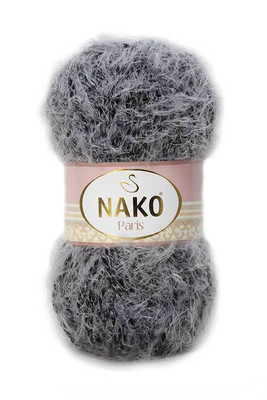 Nako Yarn - NAKO PARİS YARN 21305 Grey Black Marl