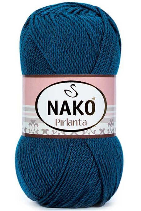 Nako Yarn - NAKO PIRLANTA YARN 10328 Petrol