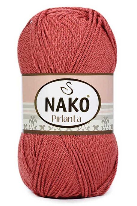 Nako Yarn - NAKO PIRLANTA YARN 11252 Marsala Red