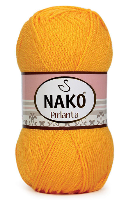 Nako Yarn - NAKO PIRLANTA YARN 184 Yellow