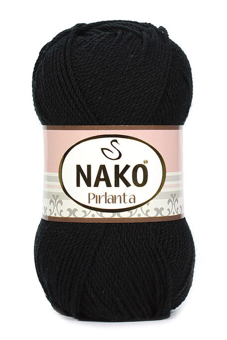 Nako Yarn - NAKO PIRLANTA YARN 217 Black