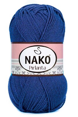 Nako Yarn - NAKO PIRLANTA YARN 5329 Royal Blue