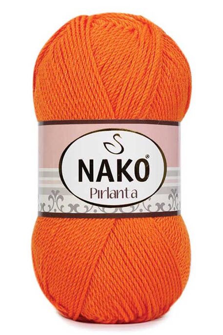 Nako Yarn - NAKO PIRLANTA YARN 6733 Vivid Orange