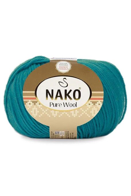 NAKO - NAKO PURE WOOL 10327 Yeşilli Petrol