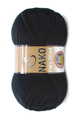 NAKO - NAKO PURE WOOL 217 Siyah