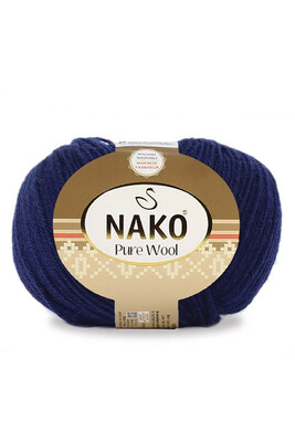 NAKO - NAKO PURE WOOL 2418 Lacivert