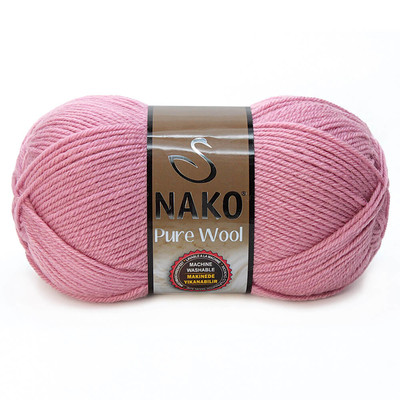 NAKO - NAKO PURE WOOL 275 Gül Kurusu