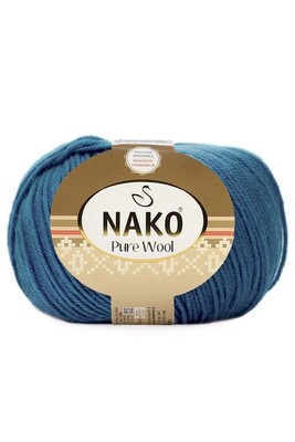 NAKO - NAKO PURE WOOL 2796 Antik Mavi