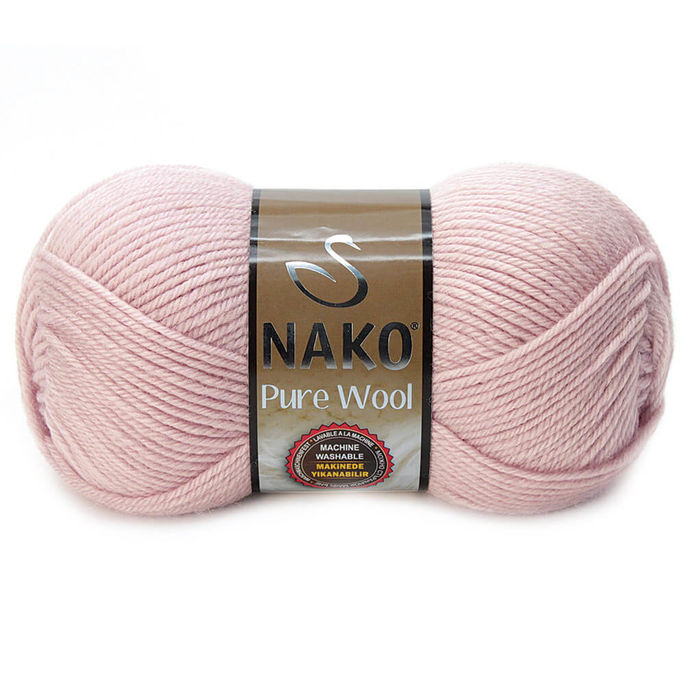 NAKO - NAKO PURE WOOL 318 Gül Goncası