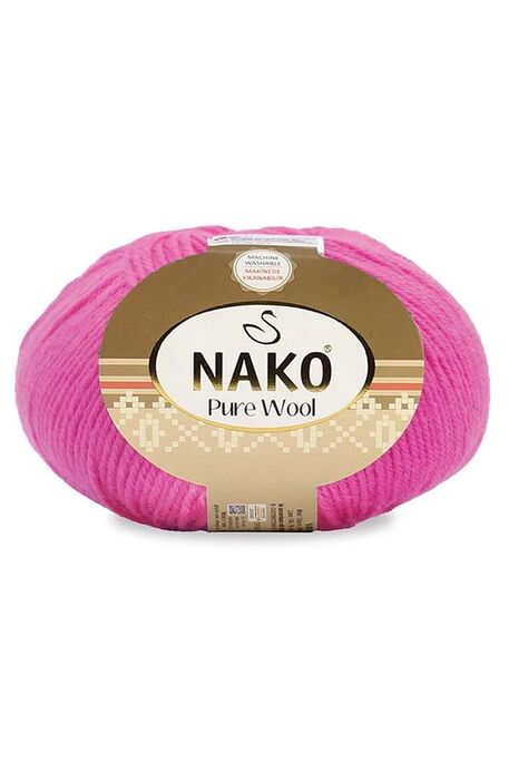 NAKO - NAKO PURE WOOL 4569 Fuşya