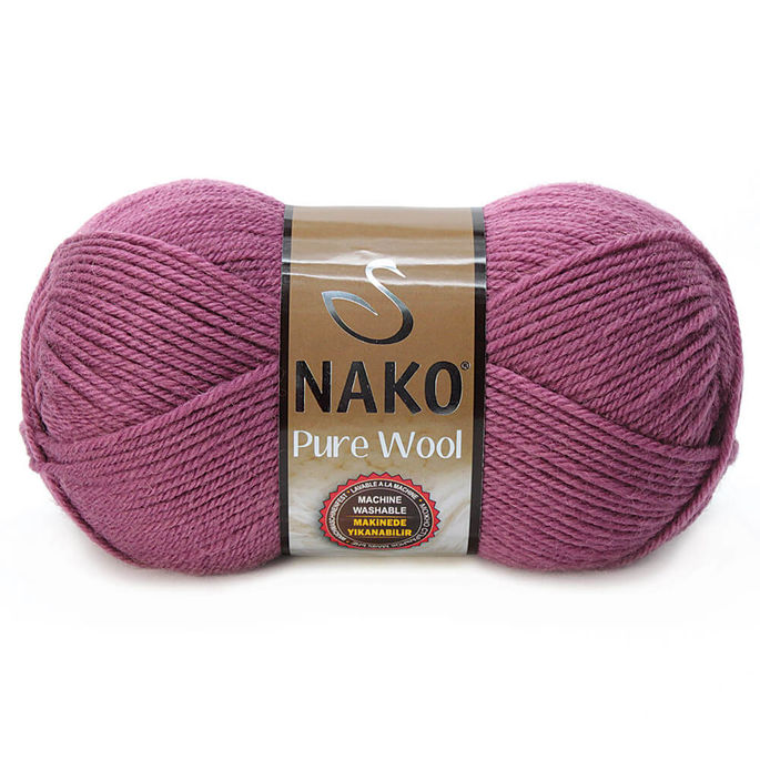 NAKO - NAKO PURE WOOL 569 Koyu Gülkurusu