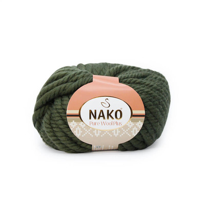 Nako Yarn - NAKO PURE WOOL PLUS KNİTTİNG YARN 10267 Willow Bough