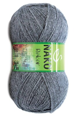 Nako Yarn - NAKO REKOR YARN 194 Grey Melange