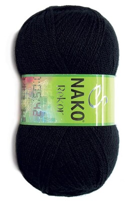 Nako Yarn - NAKO REKOR YARN 217 Black