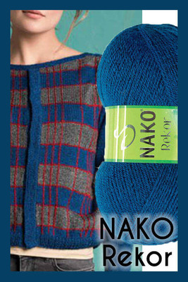 NAKO REKOR YARN 517 Medium Blue - Thumbnail