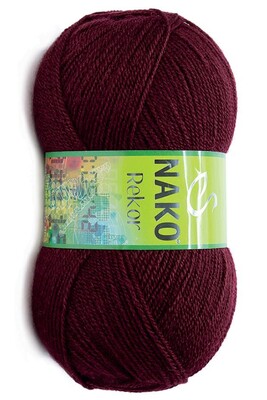 Nako Yarn - NAKO REKOR YARN 999 Claret Red