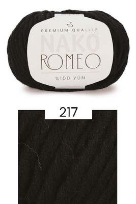 Nako Yarn - NAKO ROMEO KNİTTİNG YARN 217 Black