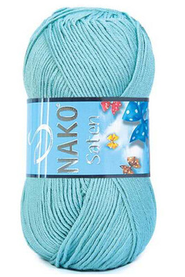 Nako Yarn - NAKO SATEN KNİTTİNG YARN 10482 Azure