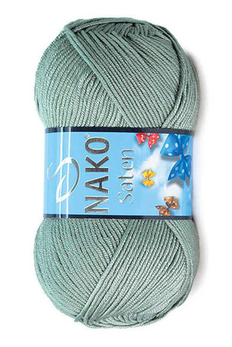 Nako Yarn - NAKO SATEN KNİTTİNG YARN 10937 Mildew